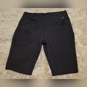 MARIKA MIRACLES Grey Womens Bike Short With Zippered Pocket Sz. 14/16